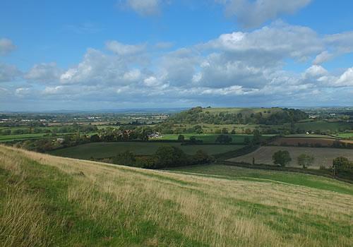 Photo Gallery Image - Views towards Cadbury Castle Ford and Sutton Montis
