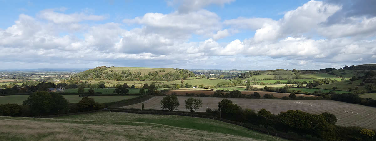 Views over Cadbury Castle